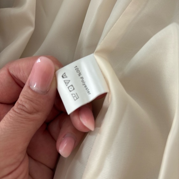 Fringed Cream Women's Jacket - Picture 3 of 3